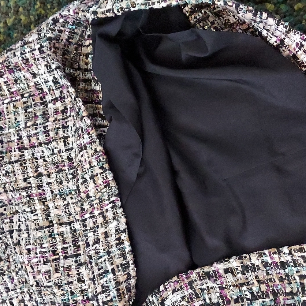 🌴FINAL SALE Ann Taylor Petite Tweed Skirt Size 6P NEW - Picture 11 of 13